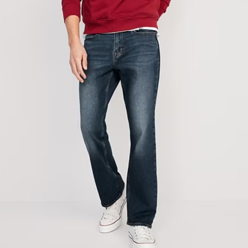 Nwt Old Navy Men Boot-Cut Built-in Flex Jeans Size 40×34